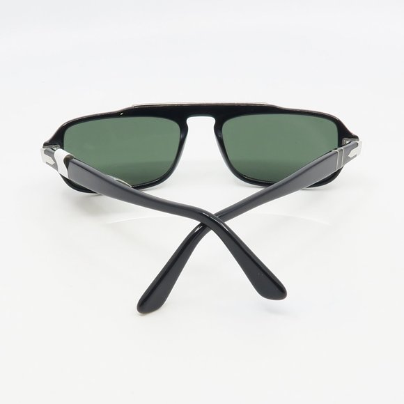 Persol PO 3262-S 95/31 New Black/Green Unisex Sunglasses 54mm with case - Picture 6 of 6
